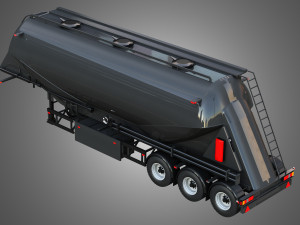 Feldbinder Silo Trailer 3Dモデル