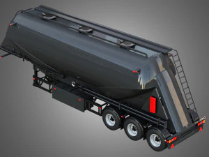 フェルドバインダー サイロ トレーラー 3Dモデル