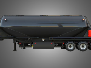 Feldbinder Silo Trailer 3Dモデル
