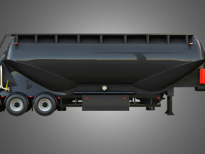Feldbinder Silo Trailer 3Dモデル