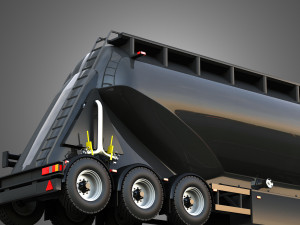 Feldbinder Silo Trailer 3Dモデル