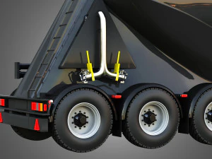 フェルドバインダー サイロ トレーラー 3Dモデル