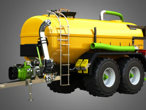 Rimorchio per il trasporto del letame Zunhammer Modello 3D