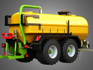 Zunhammer Manure Transport Trailer 3D 模型