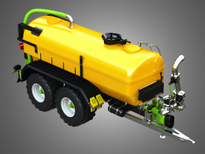 Zunhammer Manure Transport Trailer 3D 模型