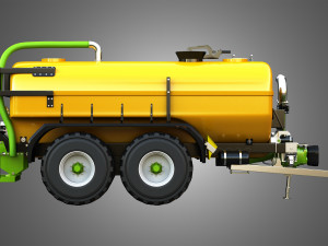 Zunhammer Manure Transport Trailer 3D 模型