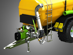 Zunhammer Manure Transport Trailer 3D 模型