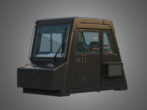 Driving Cabin - 785D Off-Highway Mining Truck 3D Model