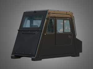 Driving Cabin - 785D Off-Highway Mining Truck Model 3D