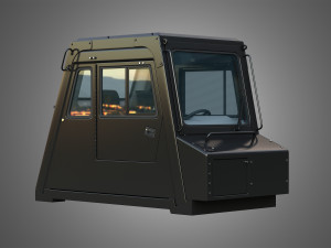 Driving Cabin - 785D Off-Highway Mining Truck Model 3D