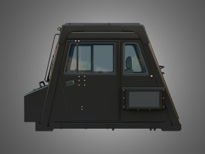 Driving Cabin - 785D Off-Highway Mining Truck Model 3D
