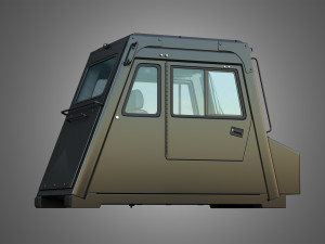 Driving Cabin - 785D Off-Highway Mining Truck Model 3D