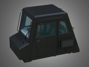 Driving Cabin - 785D Off-Highway Mining Truck Model 3D