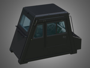Driving Cabin - 785D Off-Highway Mining Truck Model 3D