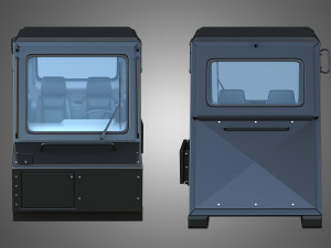 Driving Cabin - 785D Off-Highway Mining Truck Model 3D