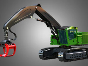 JD - Carregador de toras rastreado 953MH Modelo 3D