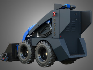 AS15 - Mini Skid Steer - Loader Bucket 3D Model