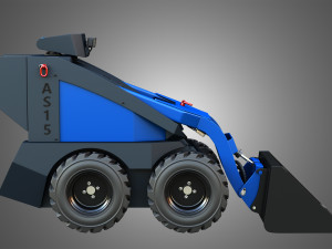 AS15 - Mini Skid Steer - Loader Bucket 3D Model