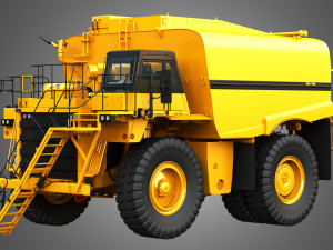 785C - Off-Highway - Mining Water Tanker Truck 3D Model