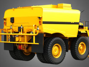 785C - Fora-de-estrada - Caminh&atilde;o Tanque de &Aacute;gua de Minera&ccedil;&atilde;o Modelo 3D