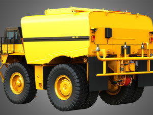 785C - Off-Highway - Mining Water Tanker Truck 3D Модель