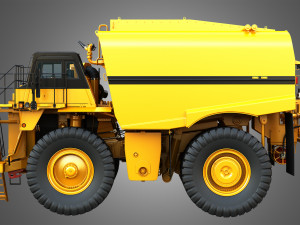 785C - Off-Highway - Mining Water Tanker Truck 3D Модель
