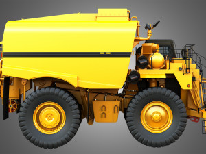785C - Off-Highway - Mining Water Tanker Truck 3D Модель