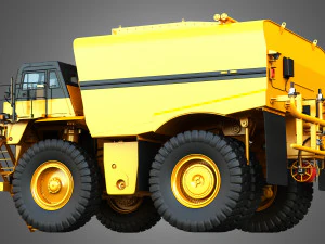 785C - Fora-de-estrada - Caminh&atilde;o Tanque de &Aacute;gua de Minera&ccedil;&atilde;o Modelo 3D