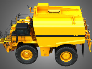785C - Off-Highway - Mining Water Tanker Truck 3D Модель