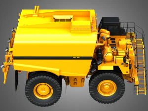 785C - Fora-de-estrada - Caminh&atilde;o Tanque de &Aacute;gua de Minera&ccedil;&atilde;o Modelo 3D