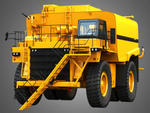 785C - Fora-de-estrada - Caminh&atilde;o Tanque de &Aacute;gua de Minera&ccedil;&atilde;o Modelo 3D