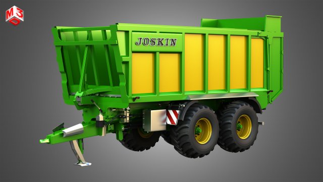 Drakkar 6600 Trailer Modèle 3D .c4d .max .obj .3ds .fbx .stl .blend 