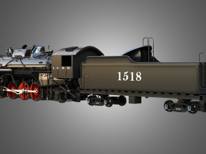 1815 Locomotive Steam Train Model 3D