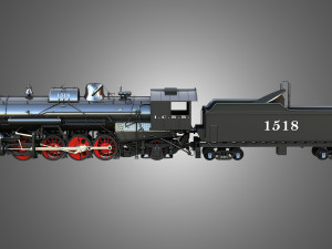 1815 Locomotive Steam Train Model 3D