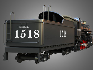 1815 Locomotive Steam Train Model 3D
