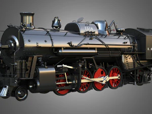 1815 Locomotive Steam Train 3D Model