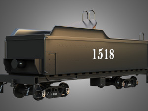 1815 Locomotive Steam Train Model 3D