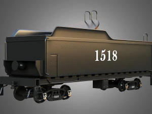 1815 Locomotive Steam Train 3D Model