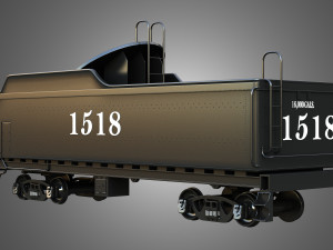 1815 Locomotive Steam Train Model 3D