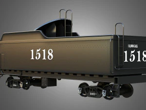 1815 Locomotive Steam Train 3D Model