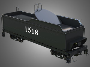 1518 Locomotive Steam Wagon Modelo 3D