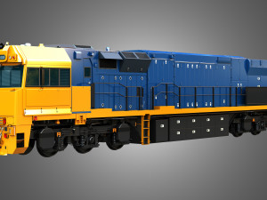 C44aci Locomotive 3Dモデル