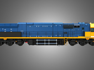 C44aci Locomotive 3Dモデル