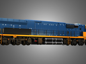 C44aci Locomotive 3Dモデル