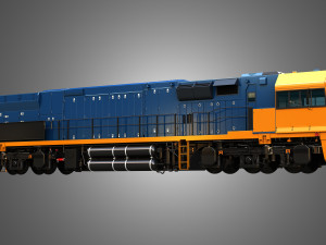 C44aci Locomotive 3Dモデル