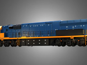 C44aci Locomotive 3D Model