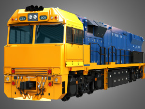 C44aci Locomotive 3Dモデル