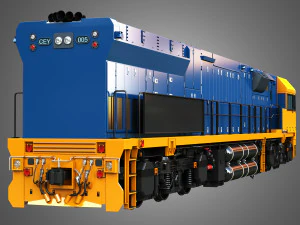 C44aci Locomotive 3D Model