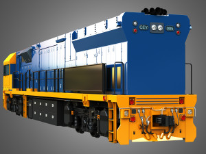C44aci Locomotive 3Dモデル