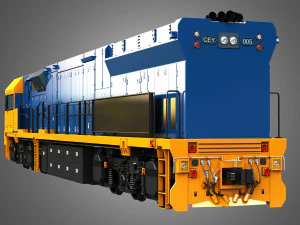 C44aci Locomotive 3D Model